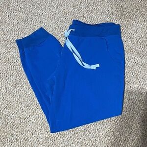 Figs Zamora Jogger Scrub Pants in Royal Blue